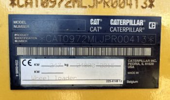 2015 Caterpillar 972M Wheel Loader (MM163) full