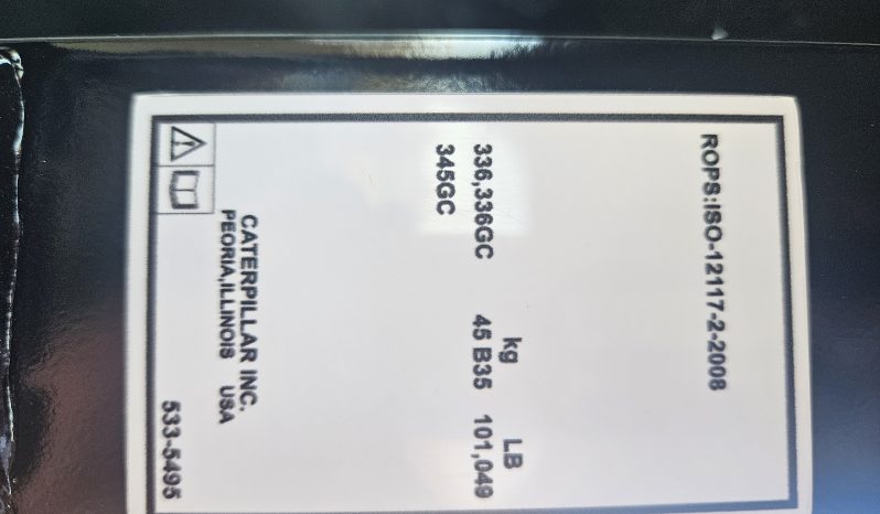 2024 – 336 Caterpillar Excavator (UNUSED) full